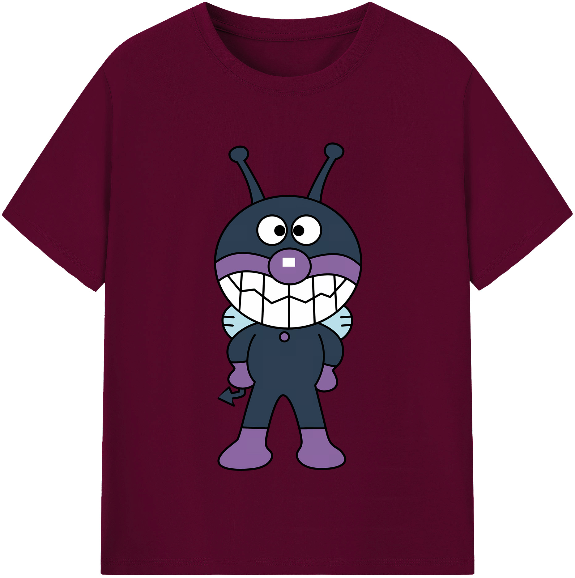 （画像用） アンパンマン Anpanman レディースカジュアルプリントTシャツ（綿100％）